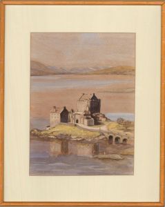 Gwyneth Willitt - Contemporary Watercolour, Eilean Donan Castle, Scotland