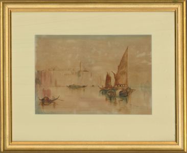 W. F. Murphy - 20th Century Watercolour, Venetian Boats