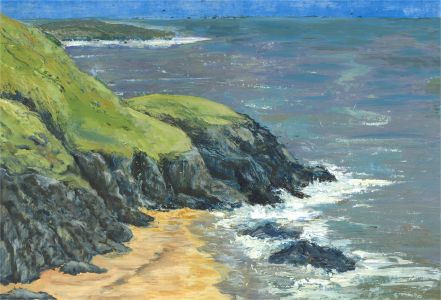 Gwyneth Willitt - Contemporary Oil, Porth Towyn Beach, Wales