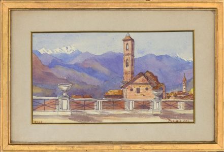 F.M.H.D. - 1902 Watercolour, Perugia, Italy