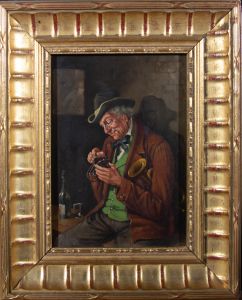 Hans Kerner (b.1919) - Mid 20th Century Oil, The Empty Purse
