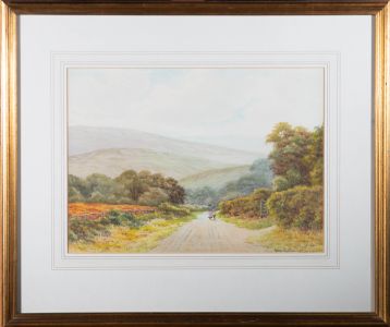 George Oyston (1861-1937) - 1927 Watercolour, At Bovey Tracey, Devon