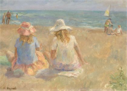 C.H. Bagnoli - Contemporary Oil, A Day at the Beach