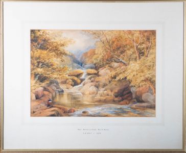 S.A. Salt - 1879 Watercolour, Near Betws-y-Coed, North Wales