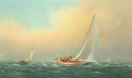 Bradley Carter - Contemporary Oil, Choppy Waters