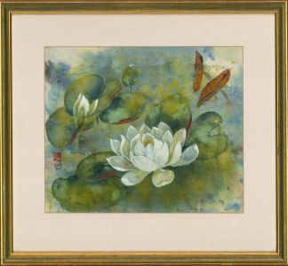 Sheena Davis - Contemporary Watercolour, Summer Pond