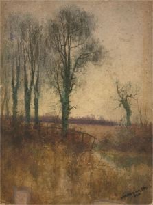 Wilmot Pilsbury RWS (1840-1908) - Late 19th Century Watercolour, Meadows