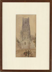 1870 Watercolour - Ely Cathedral