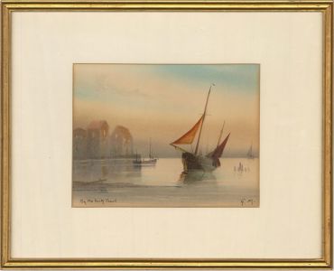 G.M. - Mid 20th Century Watercolour, On the South Coast