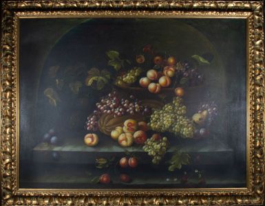 A. S. Alessi in the Manner of Abraham Mignon - Contemporary Oil, Nature's Bounty
