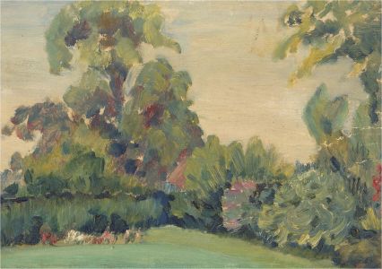Vita Gollancz (1926-2009) - 20th Century Oil, Garden Corner