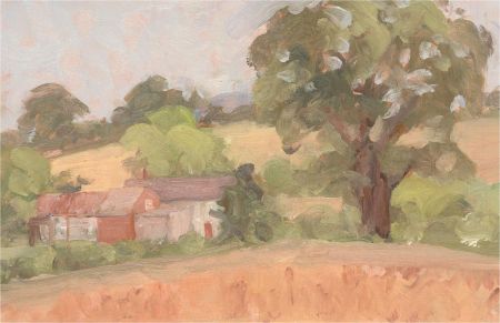 Vita Gollancz (1926-2009) - Contemporary Oil, Summer Landscape
