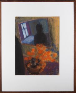 Geoff Ogden NSA (1929-1997) - c.1960 Pastel, The Reflection