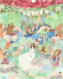 Fiona Worcester  - Contemporary Mixed Media, Garden of Imagination