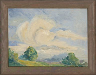 Joan Robinson - 1934 Oil, Summer Landscape