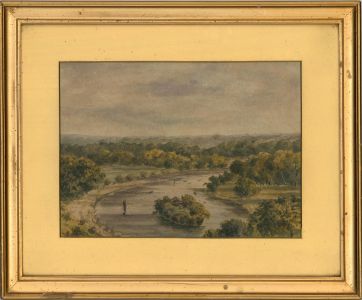 19th Century Watercolour - Glover's Island