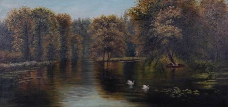 E. Robinson - 1930 Oil, Boating Lake