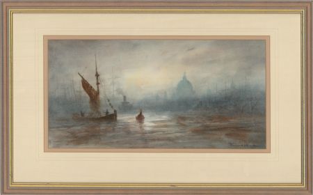 Bernard Wheadon - 20th Century Watercolour, The Old Pool of London