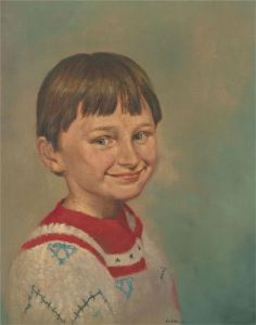 Patrick Knight (1919-2014) - Mid 20th Century Oil, Smiling Boy