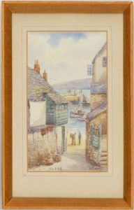 Thomas Herbert Victor (1894-1980) - Pair of Watercolours, St Ives and Mousehole