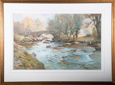 Thomas Ellison (1866-c.1942) - Early 20th Century Watercolour, The Rocky River