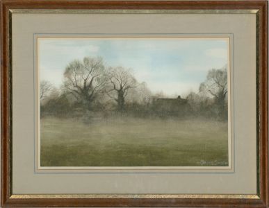 A.M.V. Jones - 1981 Watercolour, Bedwellty, Gwent