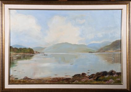 Maybeth Macfarlane - 1967 Oil, Lough Swilly (The Lake of Shadows)