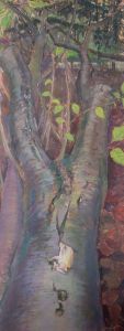 G. Underwood - 1987 Oil, Felled Tree