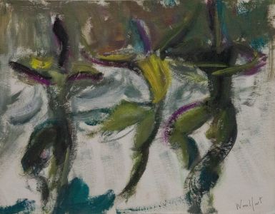 Marius Woulfart (1905-1991) - Mid 20th Century Oil, Abstract Dancers