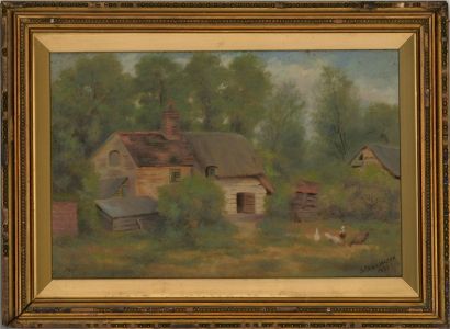 S. Skillington - 1931 Oil, Pastoral Scene