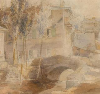 Lady Eleanor Mather - Contemporary Watercolour, Pont Aven, Brittany