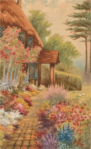 E.A. Day - Early 20th Century Watercolour, Cottage Garden