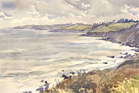 Brian C. Wade - Contemporary Watercolour, Towards Antony Point