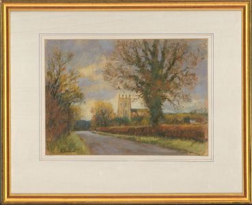 Lawrence Spence (1932-2017) - Contemporary Pastel, Country Church
