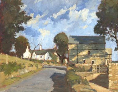 Lawrence Spence (1932-2017) - 20th Century Oil, Afternoon Shadows