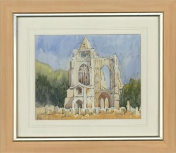 Lawrence Spence (1932-2017) - Contemporary Watercolour, Ruined Abbey
