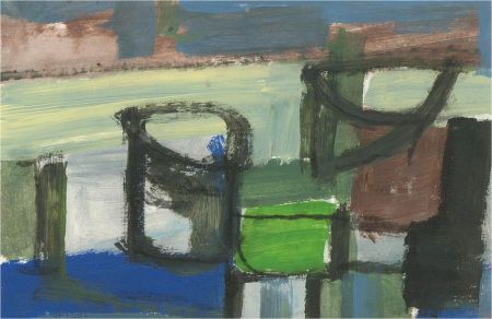 Newlyn School - Contemporary Gouache, St Ives I