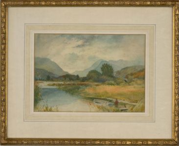 Early 20th Century Watercolour - Cwm-y-Glo, Wales