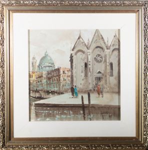 Antonio De Vity (1901-1993) - Impressionist Mid 20th Century Oil, Venice