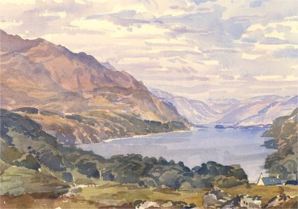 Brian C. Wade - Contemporary Watercolour, Scottish Loch