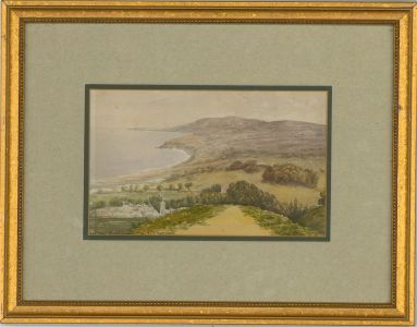 1906 Watercolour - View from Grabbit near Dunster