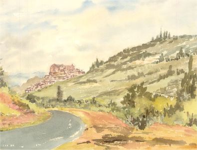 Sylvia E. Churchward-Wade - Contemporary Watercolour, Country Road