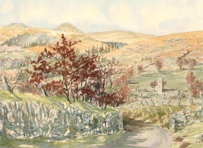 Sylvia E. Churchward-Wade - Contemporary Watercolour, Sheepstor