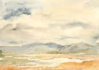 Sylvia E. Churchward-Wade - Contemporary Watercolour, After a Rainy Day