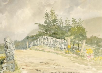 Sylvia E. Churchward-Wade - Contemporary Watercolour, Rural Path