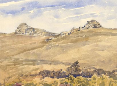 Brian C. Wade - Contemporary Watercolour, Old Stones