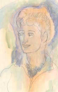 Brian Midlane - 20th Century Watercolour, The Woman