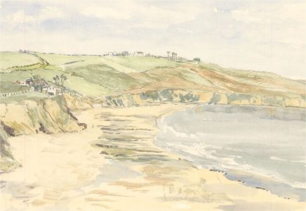 Sylvia E. Churchward-Wade - Contemporary Watercolour, Beach View II