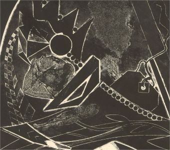 Eddie Bianchi (fl.1975-95) - Contemporary Collotype, Black Shapes