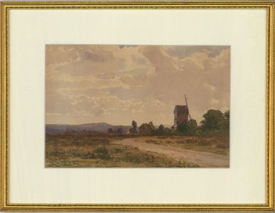 Manner of David Cox Jnr. (1809-1885) - Late 19th Century Watercolour, A Windmill